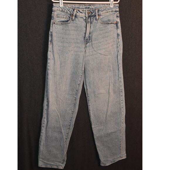 Old Navy High Rise O.G. Loose Women's 8 Tall Secret Light Wash Denim Jeans - Picture 1 of 8